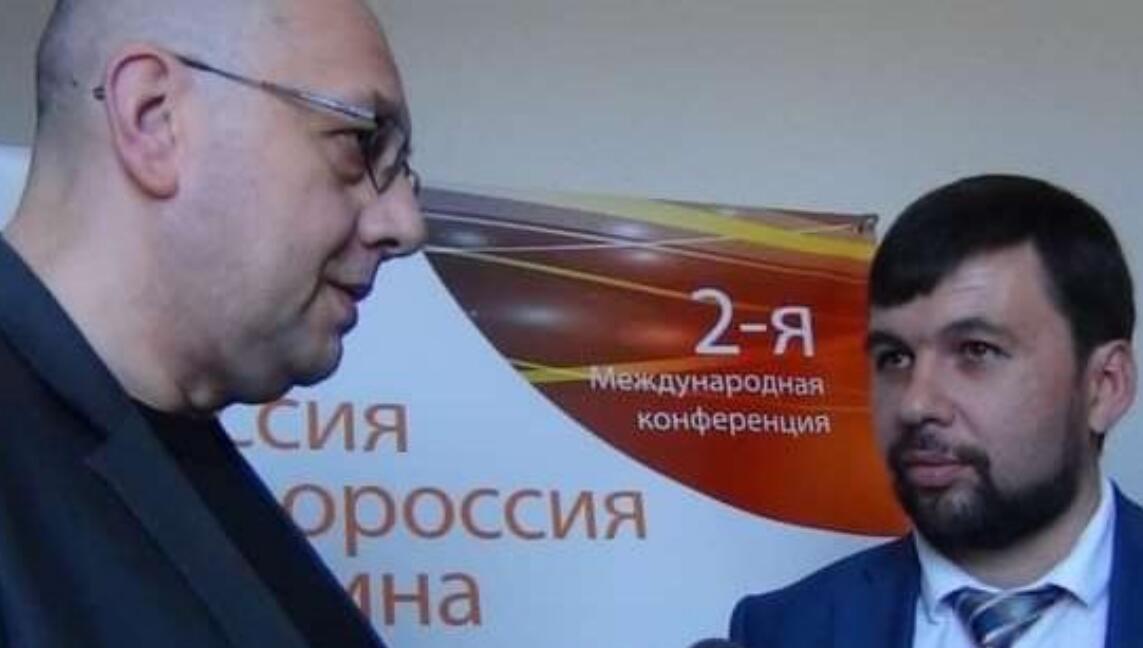 Luc w head of Donetsk Denis Vladimirovich Pushilin cropped