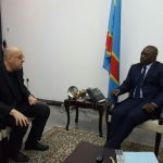 Luc Michel with Congolese President Joseph Kabila